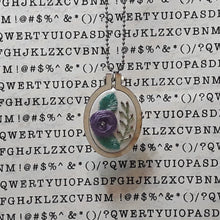 Load image into Gallery viewer, mini embroidered pendant necklace
