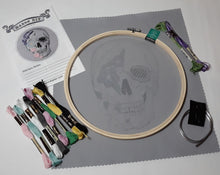 Load image into Gallery viewer, skull embroidery kit
