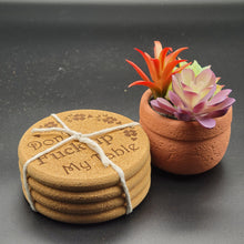 Load image into Gallery viewer, Funny Cork Coasters Make Us Classy
