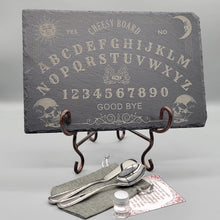 Load image into Gallery viewer, Ouija Slate Charcuterie Board Set

