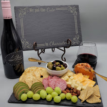 Load image into Gallery viewer, Cute Slate Charcuterie Board Set
