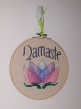Load image into Gallery viewer, Namaste Embroidery Kit 7&quot;
