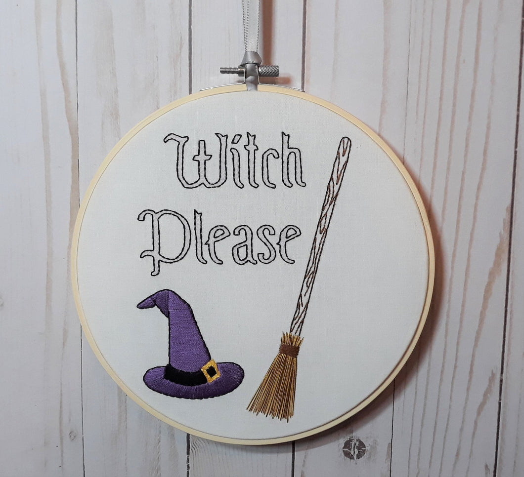 witch please embroidery