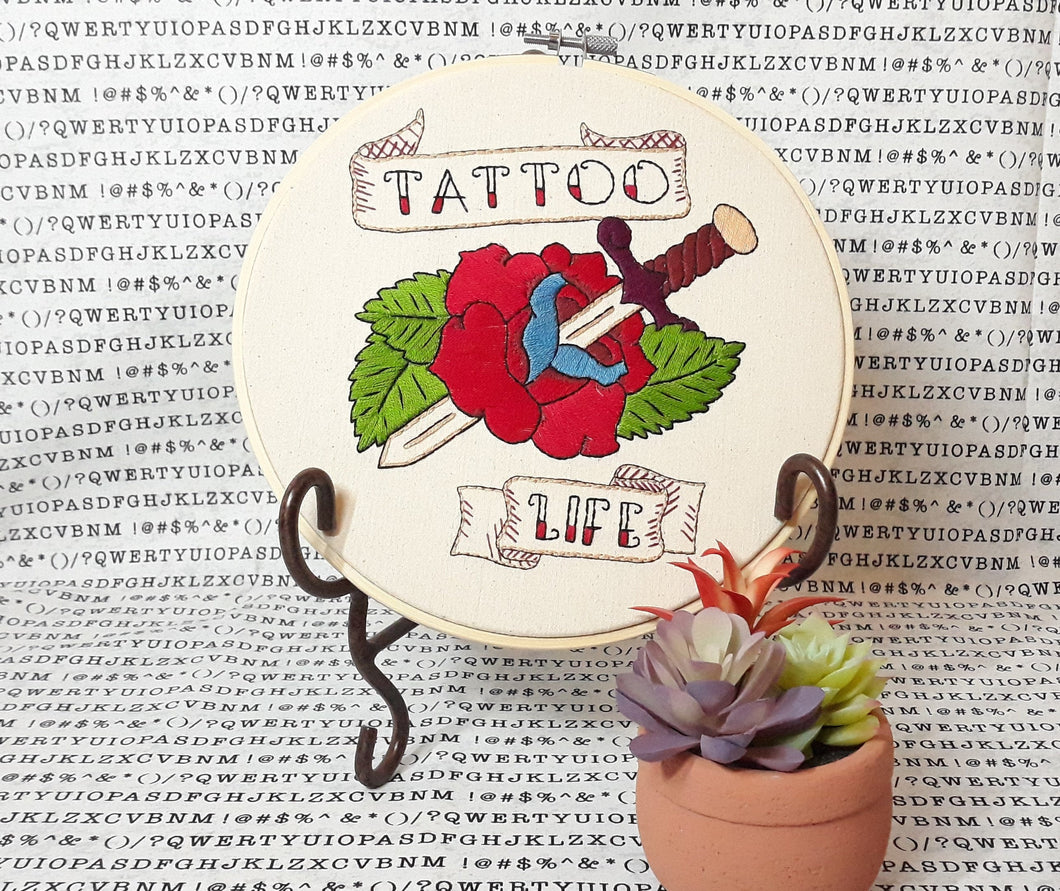 tattoo life embroidery