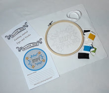 Load image into Gallery viewer, wtf embroidery kit
