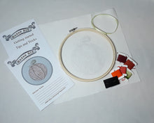 Load image into Gallery viewer, fall pumpkin embroidery kit
