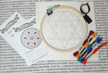 Load image into Gallery viewer, mandala embroidery kit
