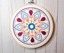 Load image into Gallery viewer, Mandala Printed Embroidery Fabric
