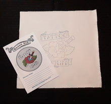 Load image into Gallery viewer, Tattoo Life Printed Embroidery Fabric
