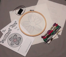 Load image into Gallery viewer, embroidery sampler kit
